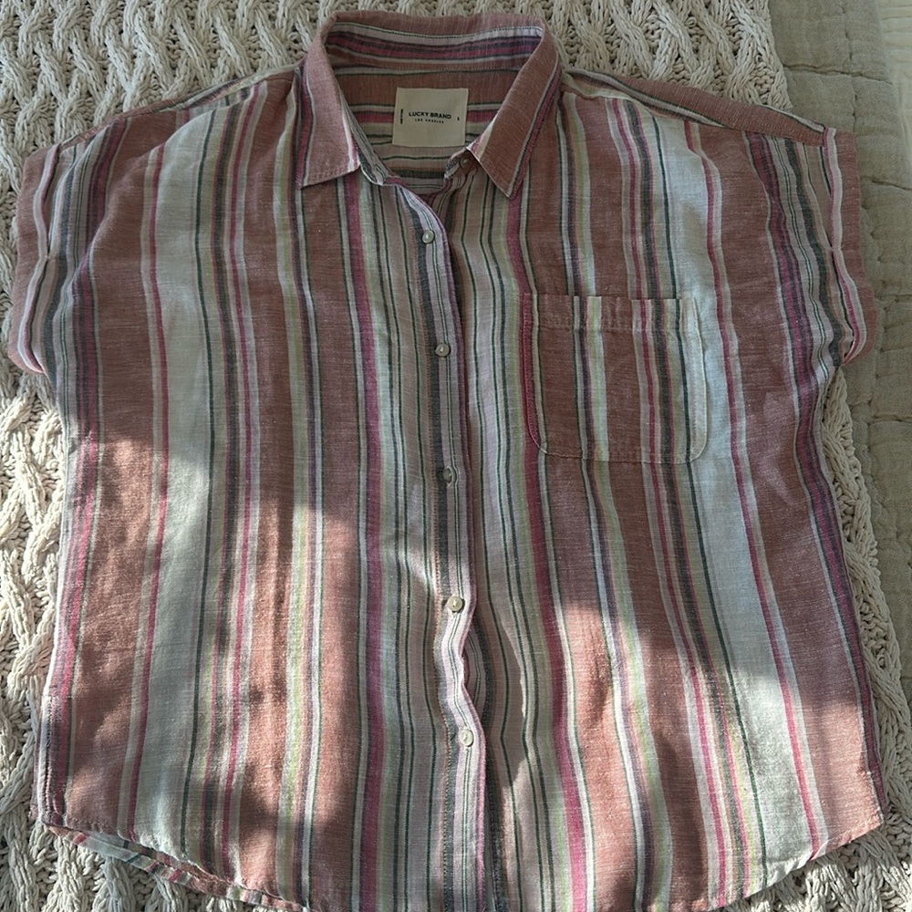 Lucky Brand Linen Top